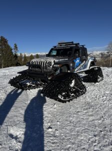 Rent a Jeep Helltraxx Gladiator with Tracks in Vail, CO